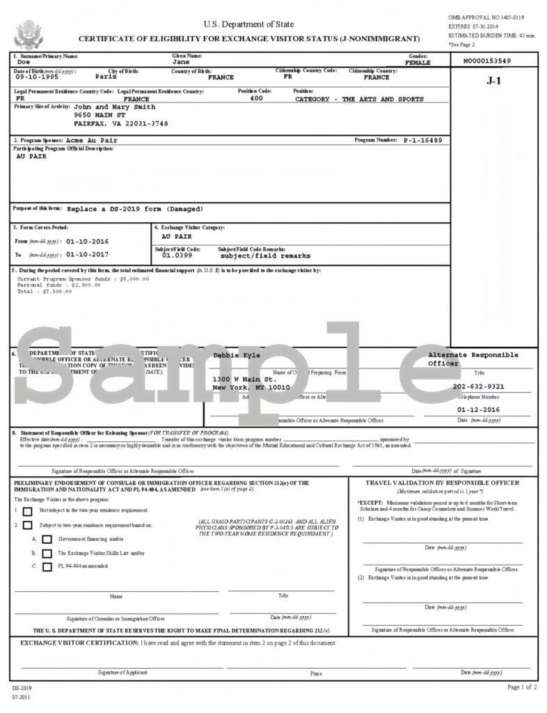 Mẫu đơn DS – 2019