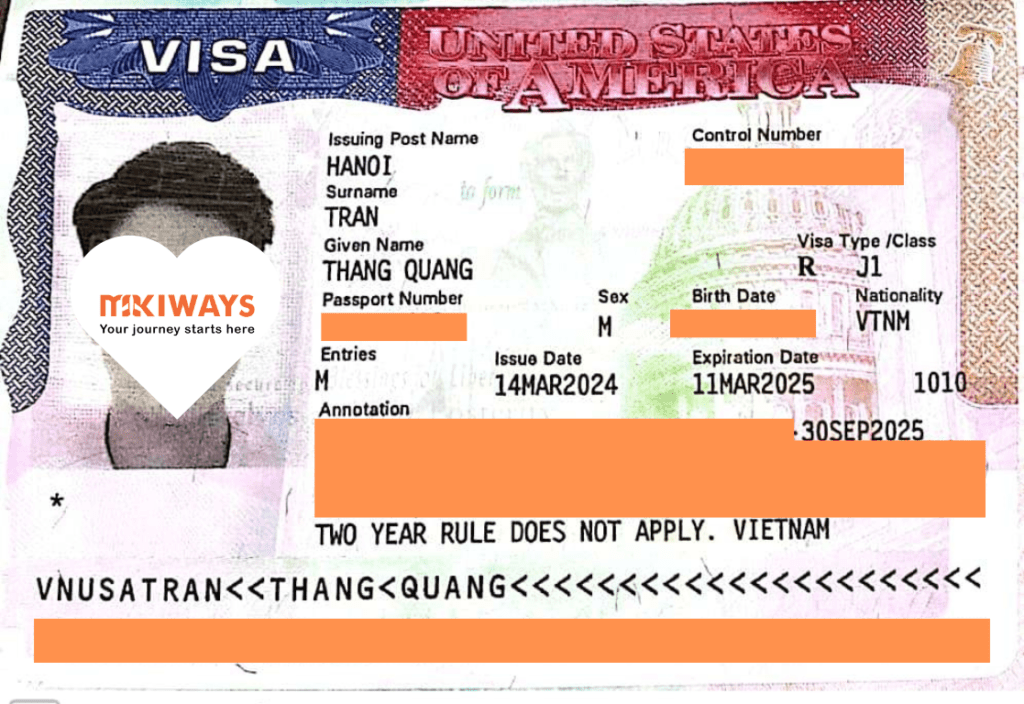 Visa J1 - Visa Mỹ - Mikiways